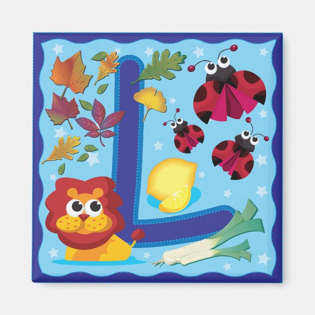 Imã A letra L (Frente)