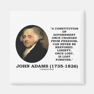 Imã A liberdade de John Adams uma vez que Lost é