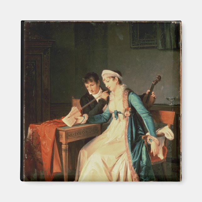 Imã A lição de música, 1790 (Frente)