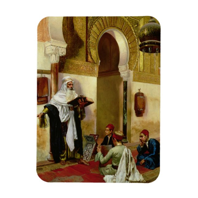 Ímã A lição (óleo na canvas) (Vertical)