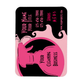 Ímã A limpar o serviço cor-de-rosa para o negócio MAGN