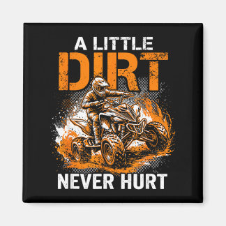 Imã A little dirt hurt quad 4 wheeler atv riding off