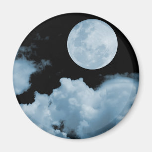 IMÃ A LUA CHEIA NUBLA-SE O AZUL