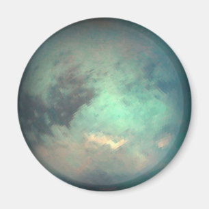 Imã A Lua do planeta Saturno Titã