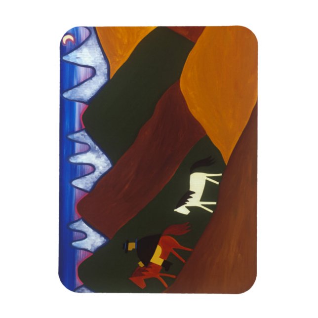 Ímã A Lua e a Puma dizendo adeus à (Vertical)