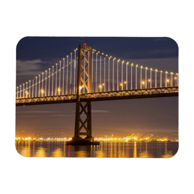 Ímã A lua esta noite sobre a ponte de Bay (Horizontal)