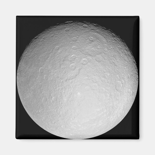 Imã A lua gelada de Saturno Rhea (Frente)