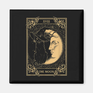 Imã A Lua Tarot Xvii Inspirou A Bruxa Negra Hat