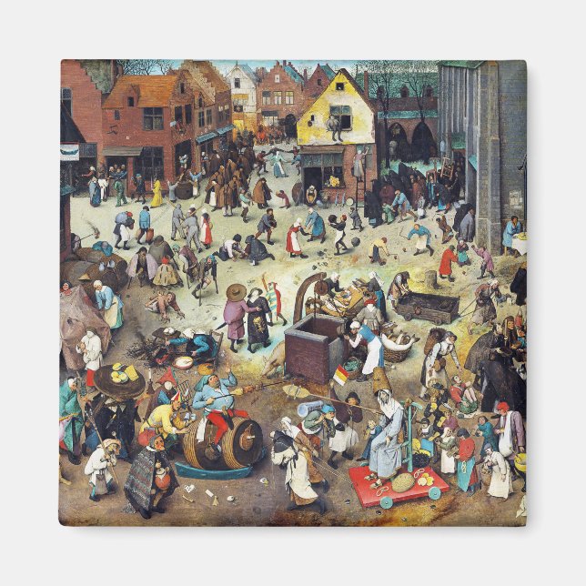 Imã A luta entre o Carnaval e a Quaresma, Bruegel (Frente)