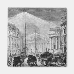 Imã A luz elétrica na casa de mansão