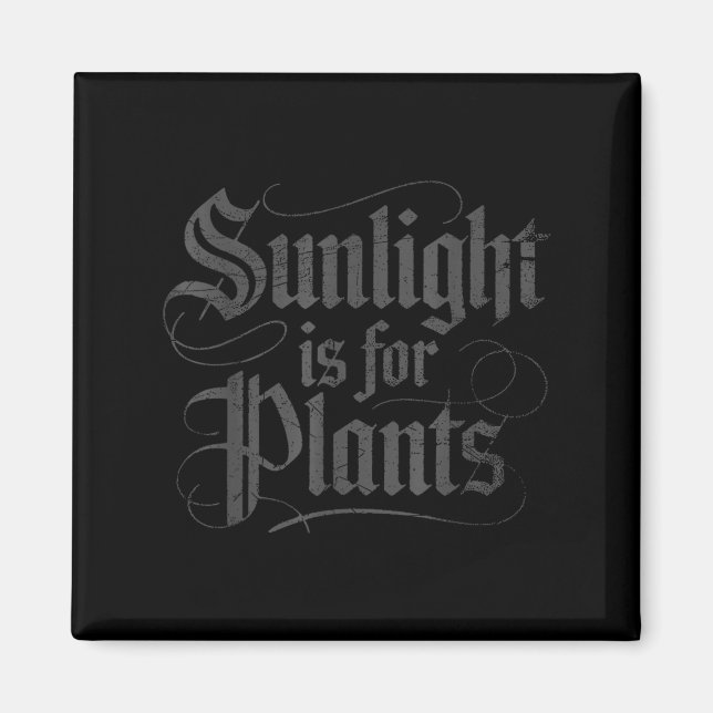 Imã A Luz Solar é Para as Plantas (Frente)