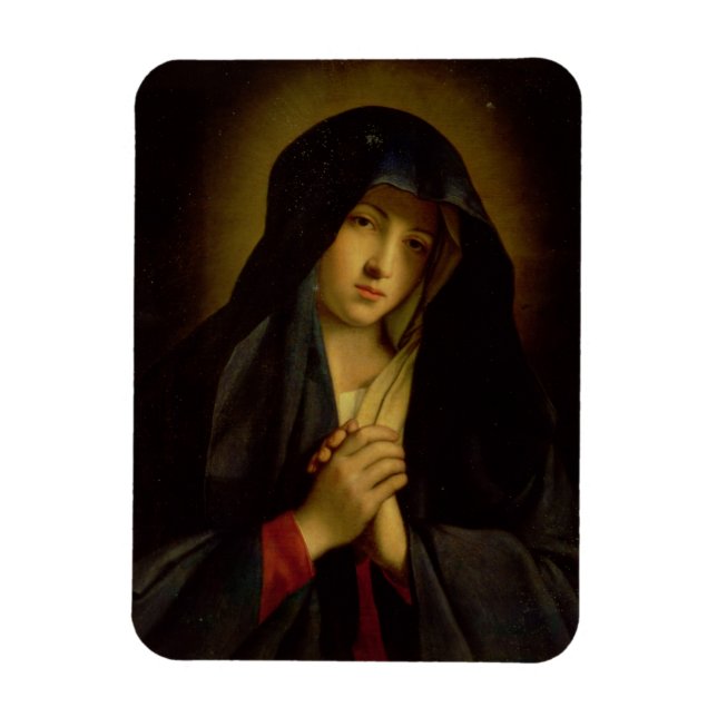 Ímã A Madonna na Tristeza (óleo na canvas) (Vertical)