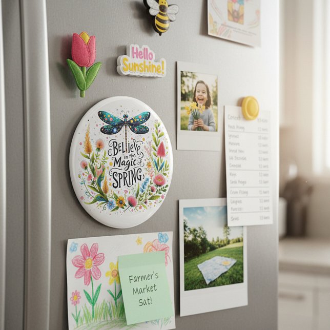 Imã A Magia do Primavera floral (Criador carregado)
