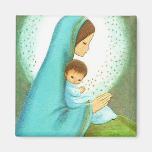 Imã A maioria de meio século bonito Madonna do vintag