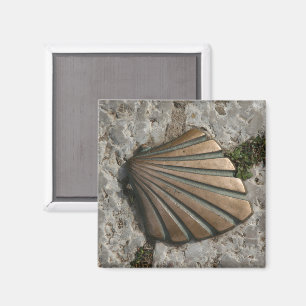 Imã A maneira de St James, marcador da rota do Scallop