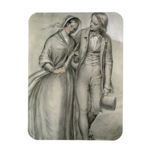 Ímã A manhã do casamento - A partida, c.1846