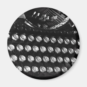 Imã A máquina de escrever velha fecha o ímã