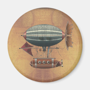 Imã A máquina de vôo de Steampunk do Aleutian do