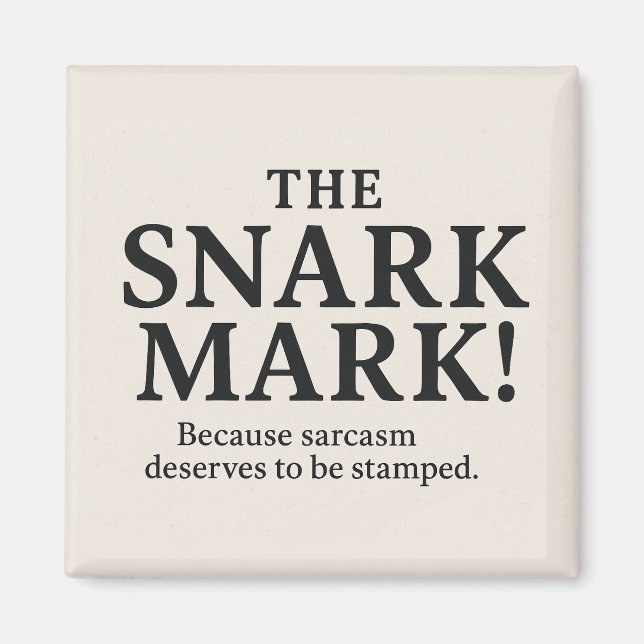 IMÃ A MARCA SNARK! (Frente)