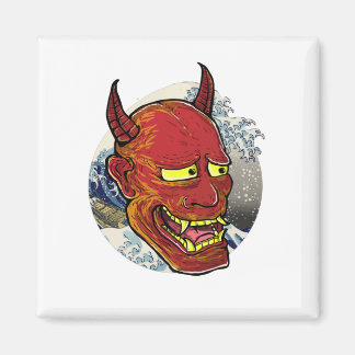 Imã A máscara de Hannya japonesa