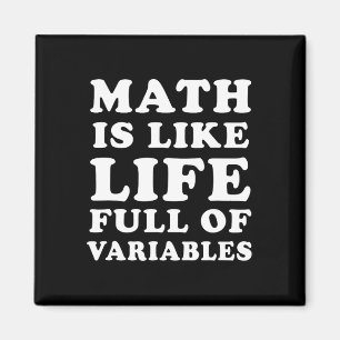 Imã A Matemática É Como A Vida Engraçada Piadas De Pro