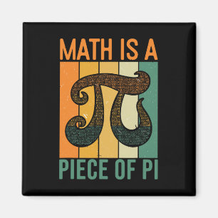 Imã A Matemática É Um Pedaço Do Pi Dia Do Pi Retro Pro