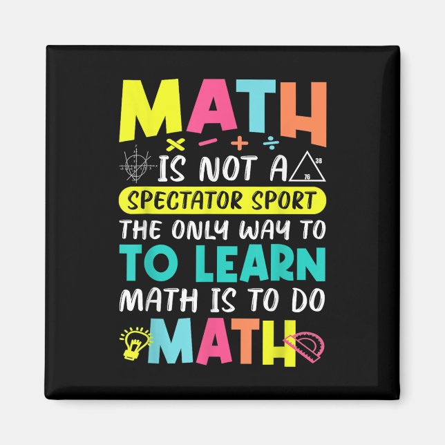 Imã A Matemática Não É Um Espetáculo Que Estiva De Vol (Frente)