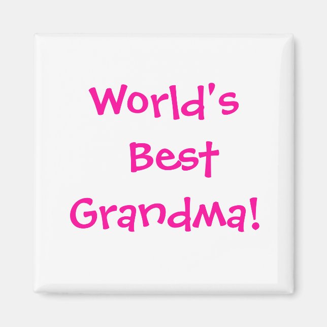 Imã A melhor avó do mundo! (Frente)