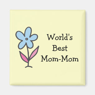 Imã A Melhor Mãe do Mundo com Flor