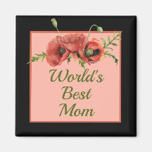 A Melhor Mãe do Mundo Floral bonito