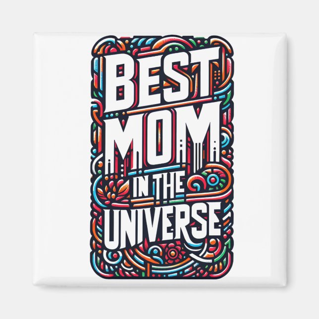 Imã A melhor mãe do Universo Magnet (Frente)
