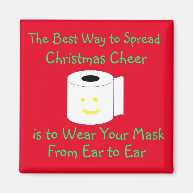 Imã A melhor maneira de espalhar a alegria do Natal (Frente)