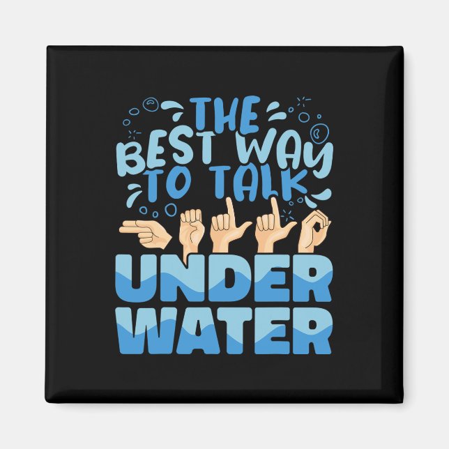 Imã A melhor maneira de falar sobre o signo subaquátic (Frente)