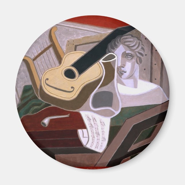 Imã A Mesa do músico por Juan Gris (Frente)