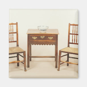 Imã A mesa lateral e os pares de eixo suportam