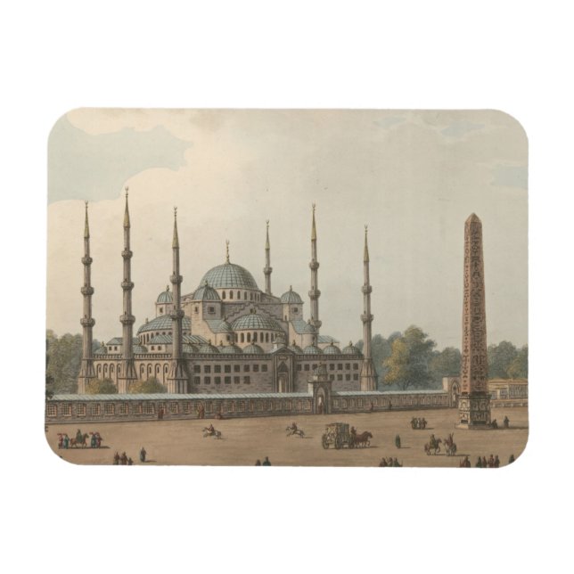 Ímã A Mesquita Azul de Sultan Ahmed, Istambul, Turquia (Horizontal)