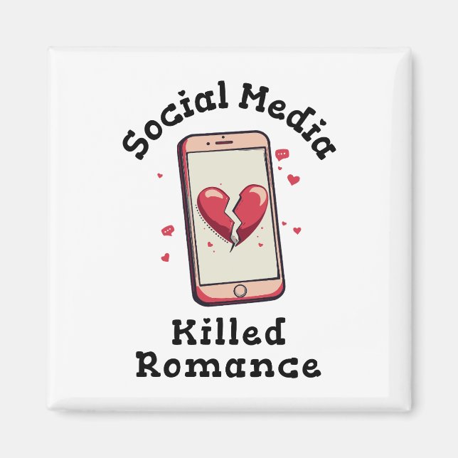 Imã A Mídia Social Matou Romance (Frente)