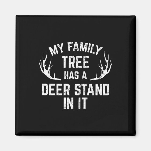 Imã A Minha Árvore Familiar Tem Um Deer Em Caça Ao Pre (Frente)