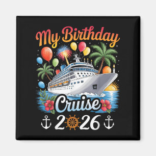 Imã A Minha Fenda De Cruzeiro Da Família Birthday Crui