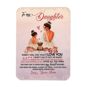 Ímã À Minha Filha Presente, Filha E Mãe, Carta De Am