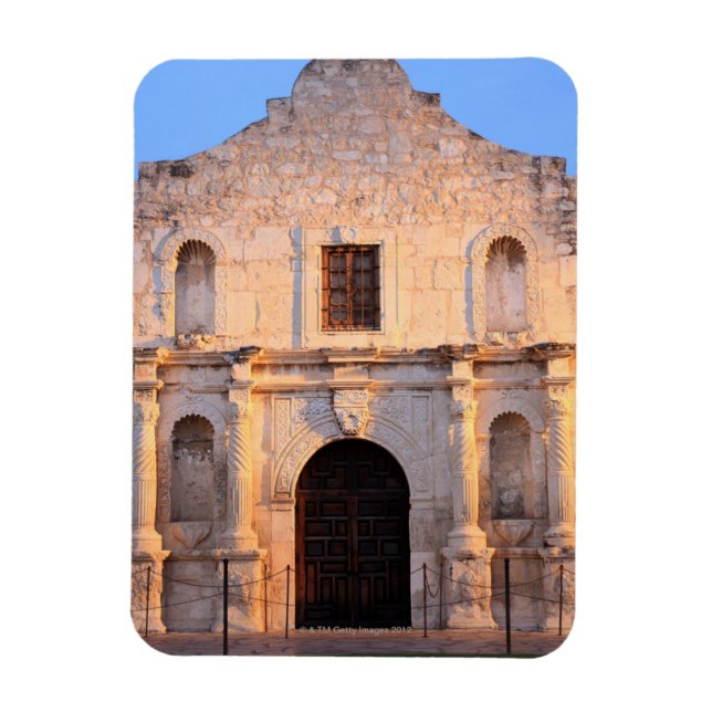 Ímã A Missão Alamo na modernidade de San Antonio, (Vertical)