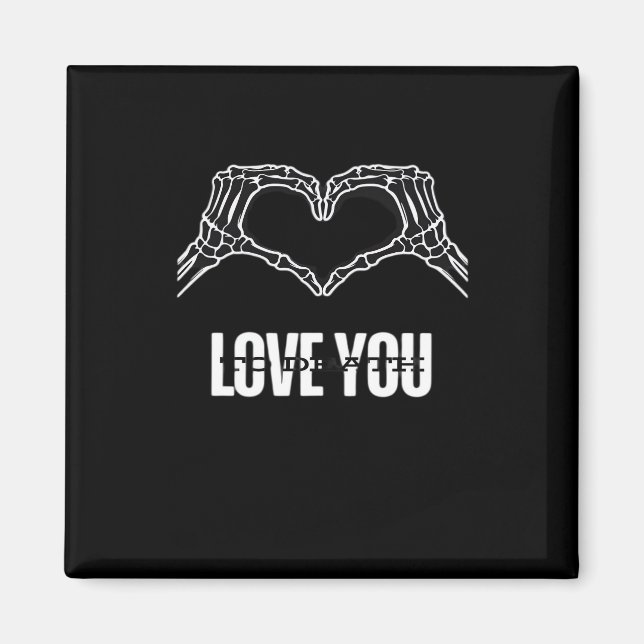 Imã À Morte - Mãos Cardíacas De Esqueleto Clássicas (Frente)