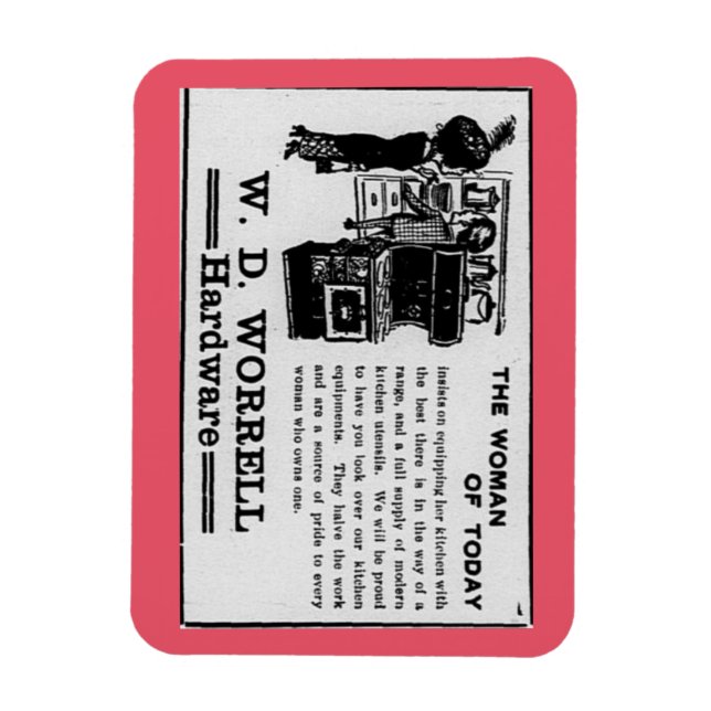 Ímã A mulher de hoje estendeu a publicidade (Vertical)