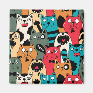 Imã A multidão de gatos