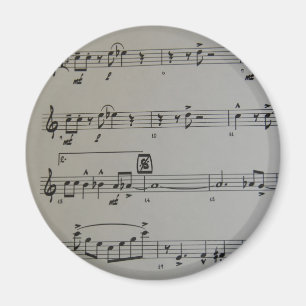 Imã A música nota o ímã