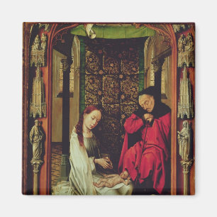 Imã A natividade, esquerda de um triptych, c.1496