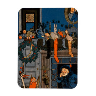 Ímã A Noite Antes do Natal, por Denlow, 1903 (colou)