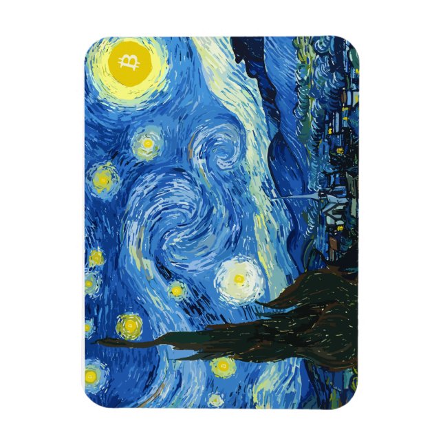 Ímã A Noite da Bitcoiny (Vertical)