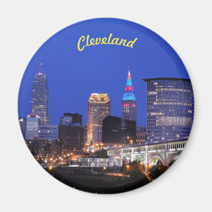 Imã A noite ilumina o ímã de Cleveland (opinião do