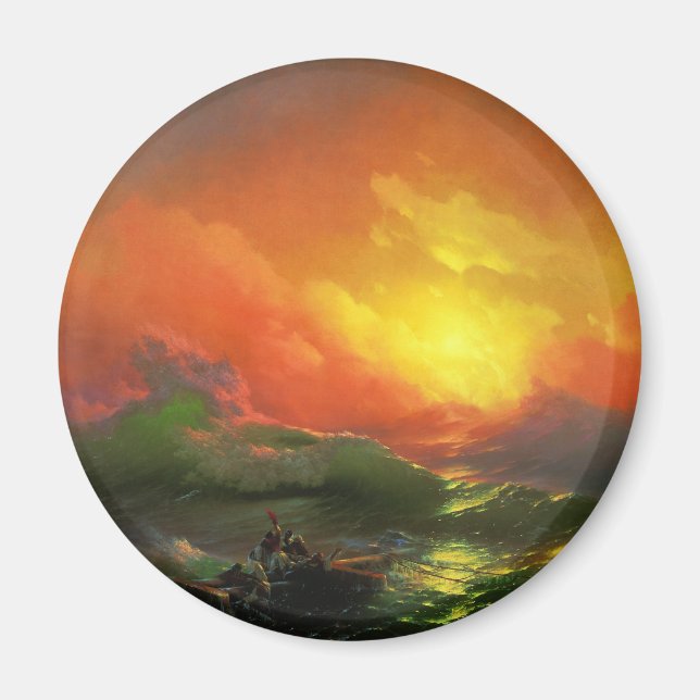 Imã A Nona Onda (Mar de Tempestade com Sunset Vermelho (Frente)